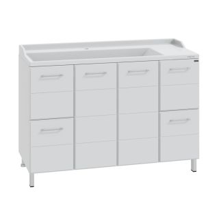 Напольная тумба под раковину Санта Омега 207043 120 см белый